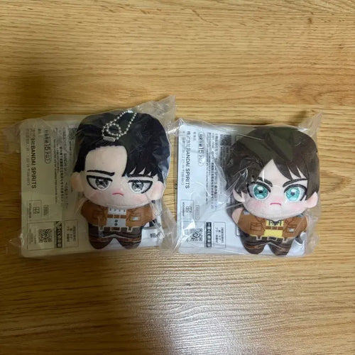 [BUNJANG] Attack on Titan Ichiban Kuji "Dedicate Your Heart" F Prize Eren & Levi Plush Doll Bundle (Sealed) / 현물) 진격의거인 제일복권 쿠지 심장을 바쳐라 f상 에렌 리바이 인형 누이 일괄 미개봉