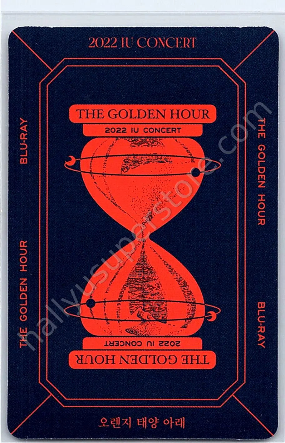 IU - IU - 2022 IU CONCERT <The Golden Hour : Under the Orange Sun> DVD/Blu-ray bluray version photocard set