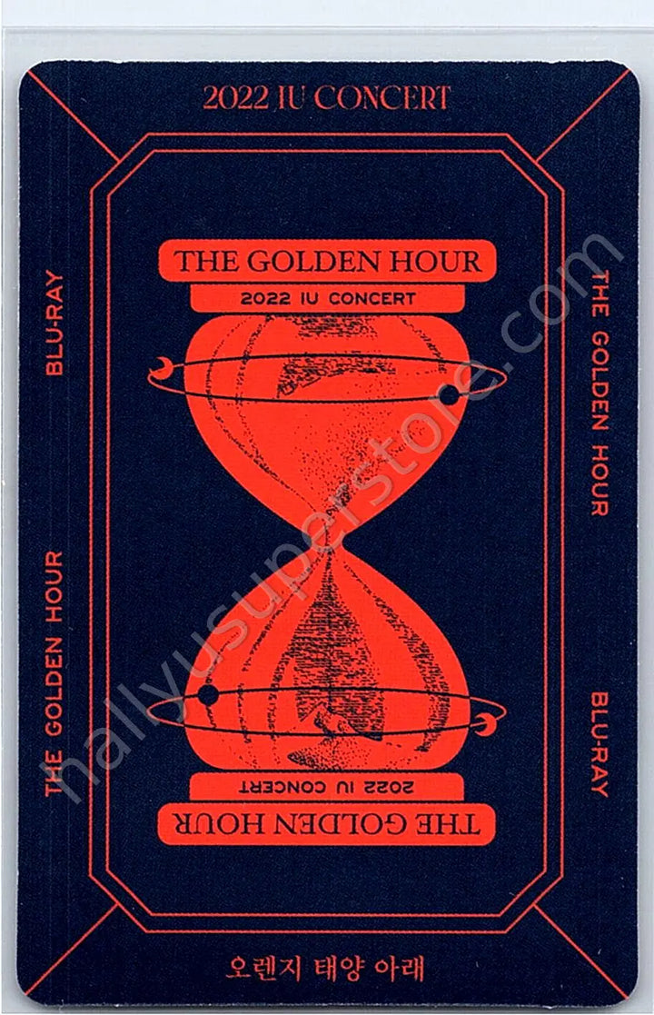 IU - IU - 2022 IU CONCERT <The Golden Hour : Under the Orange Sun> DVD/Blu-ray bluray version photocard set