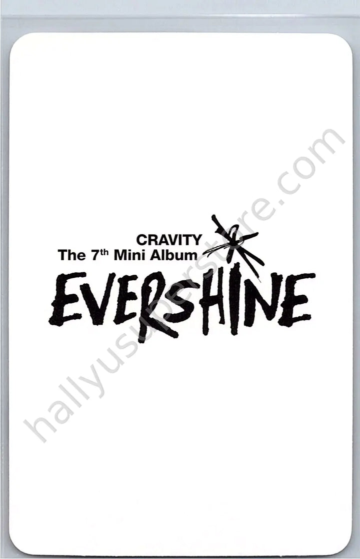 CRAVITY - Taeyoung - EVERSHINE afterglow version album photocard