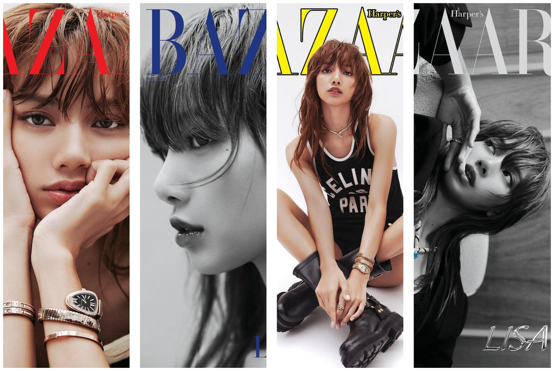 [Hot Sale] Lisa (of Black Pink) - HARPER'S BAZAAR 2023 June (Choose Type) - HALLYUSUPERSTORE