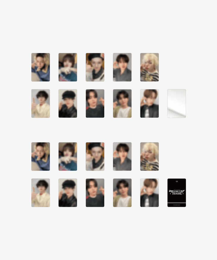 Treasure - [ReBootTour] Metal Photocard Set (Choose Member) - HALLYUSUPERSTORE