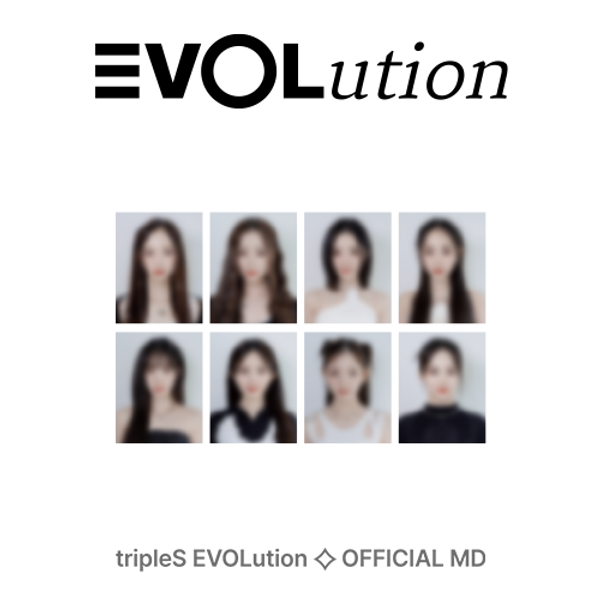 TripleS - TripleS EVOLution Official MD (Postcard Set, ID Photo Set, Polaroid Type Photocard Set) - HALLYUSUPERSTORE