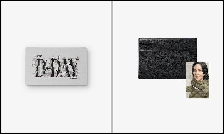 [In Stock MD] Agust D - Official MD (Metallic Photo Card, Card Holder) - HALLYUSUPERSTORE