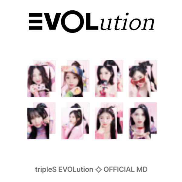 TripleS - TripleS EVOLution Official MD (Postcard Set, ID Photo Set, Polaroid Type Photocard Set) - HALLYUSUPERSTORE