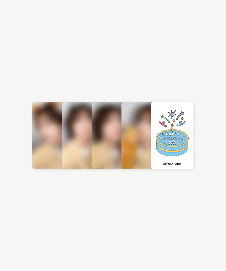 SungHo (of BoyNextDoor) - [Happy SungHo Day] Photocard Set - HALLYUSUPERSTORE