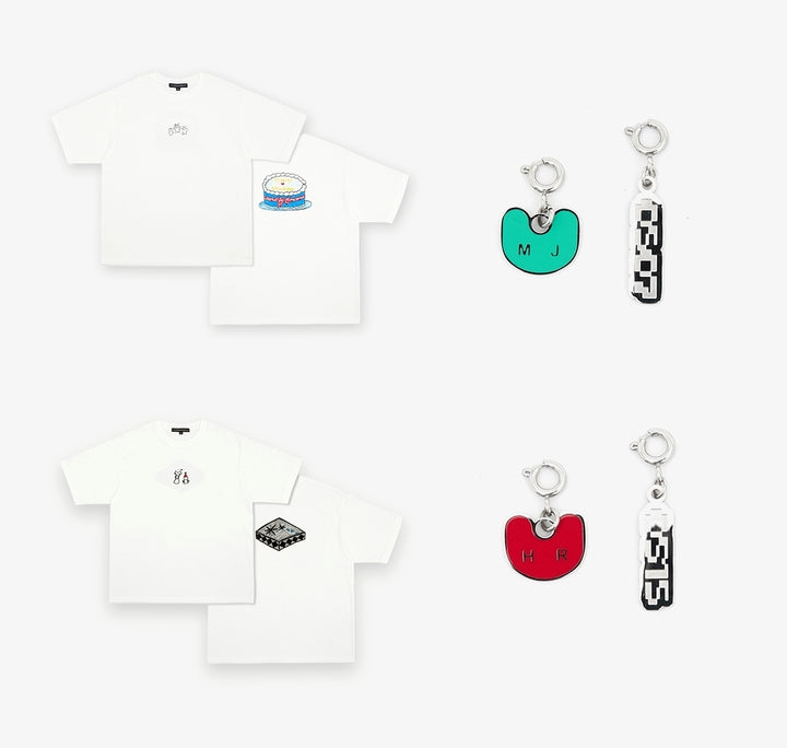 New Jeans - Minji &amp; Haerin Birthday MD [Tee, Charm Set] - HALLYUSUPERSTORE