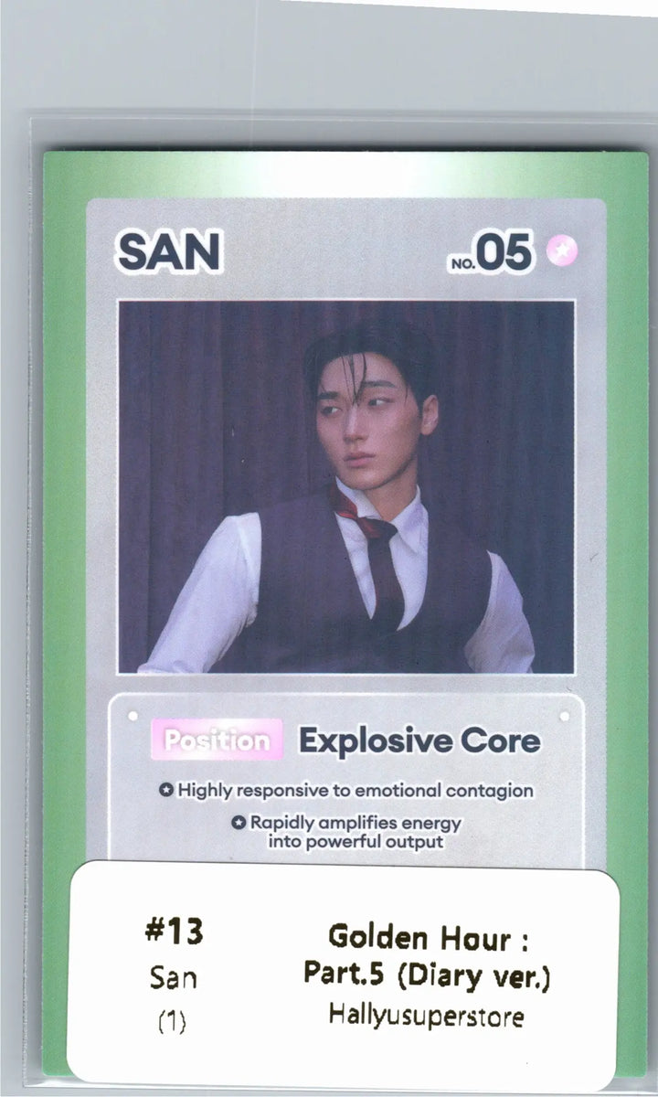 ATEEZ "GOLDEN HOUR : Part.5" - Official Photocard (Diary ver.) [26.06.26]