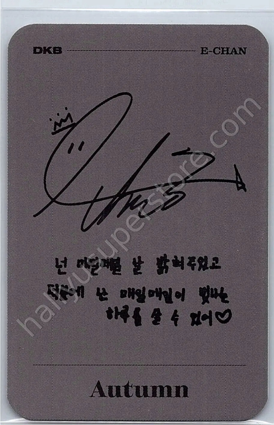 DKB - E-chan - Autumn album photocard