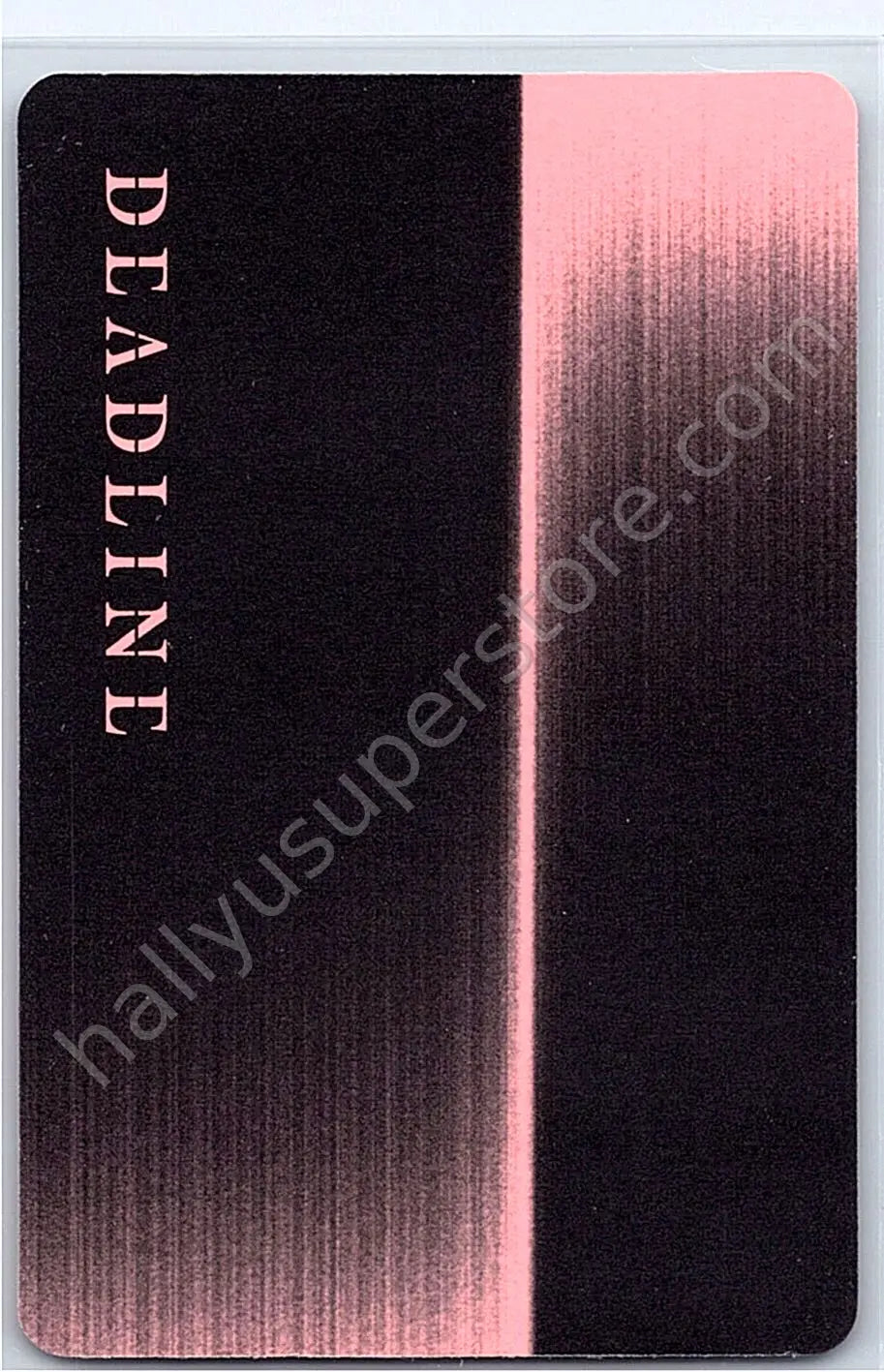 BLACKPINK - Jennie - BLACKPINK - Jennie - Deadline Album black version album photocard