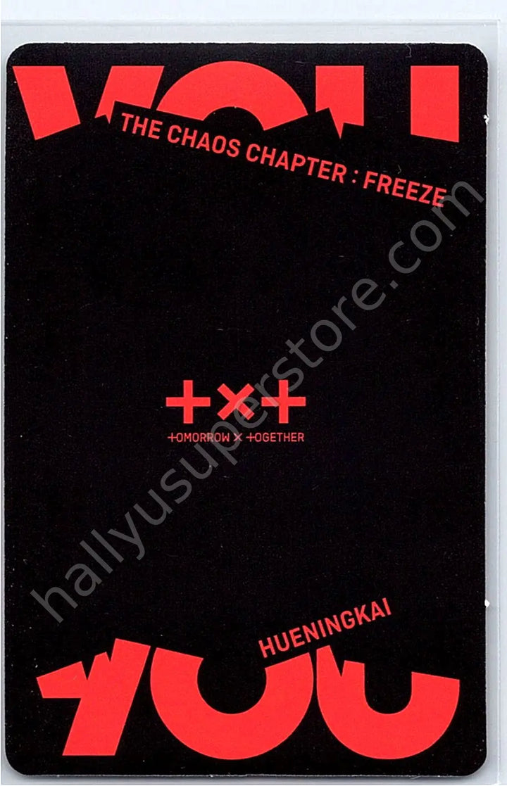 TOMORROW X TOGETHER - Huening Kai - The Chaos Chapter: FREEZE album photocard you version