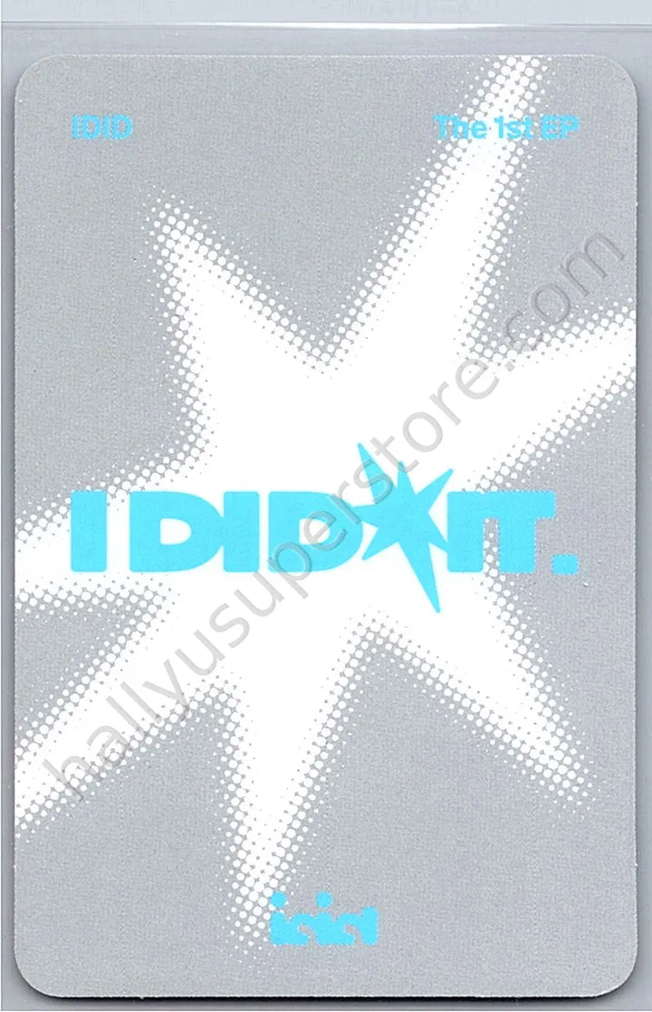 IDID - Seonghyeon - IDID - Seonghyeon - I did it. Album album photocard random photocard