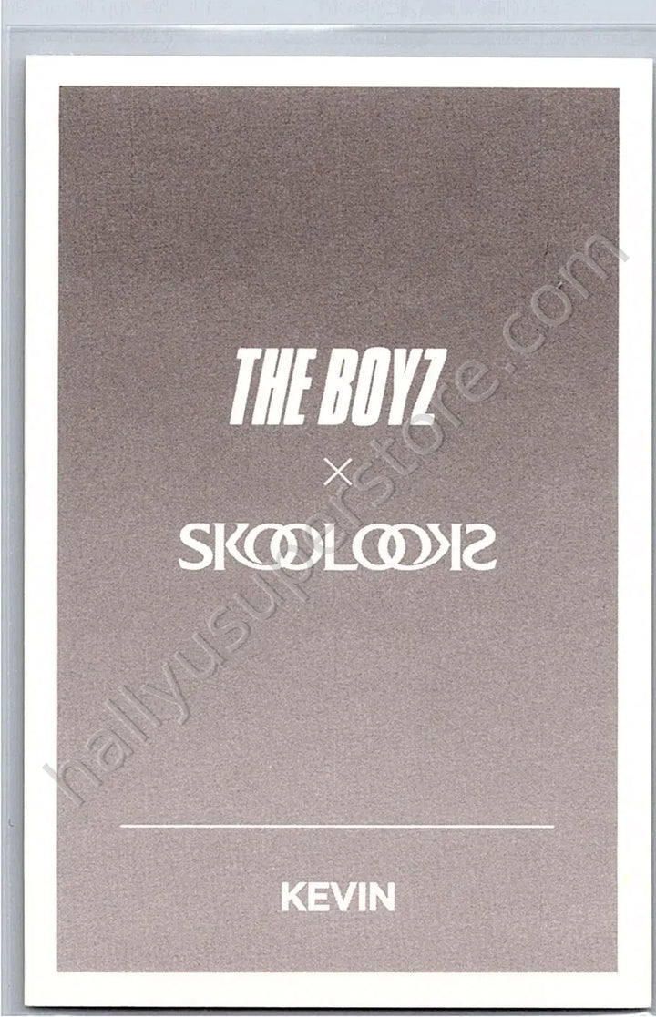 THE BOYZ - Kevin - SKOOLOOKS x THE BOYZ brand collaboration skoolooks