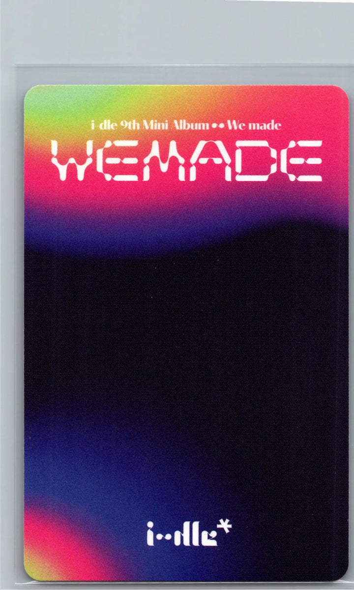 I-DLE "We made" - Official Photocard (POCAALBUM Ver.) [26.07.07]
