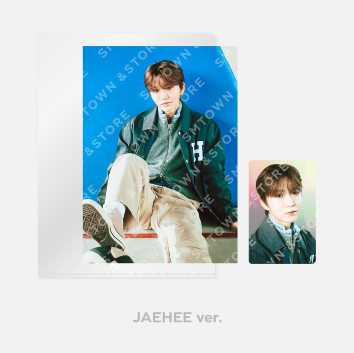 NCT Wish - "Wish Station" Official MD (4x6 Photo, Postcard + Hologram Photocard) - HALLYUSUPERSTORE
