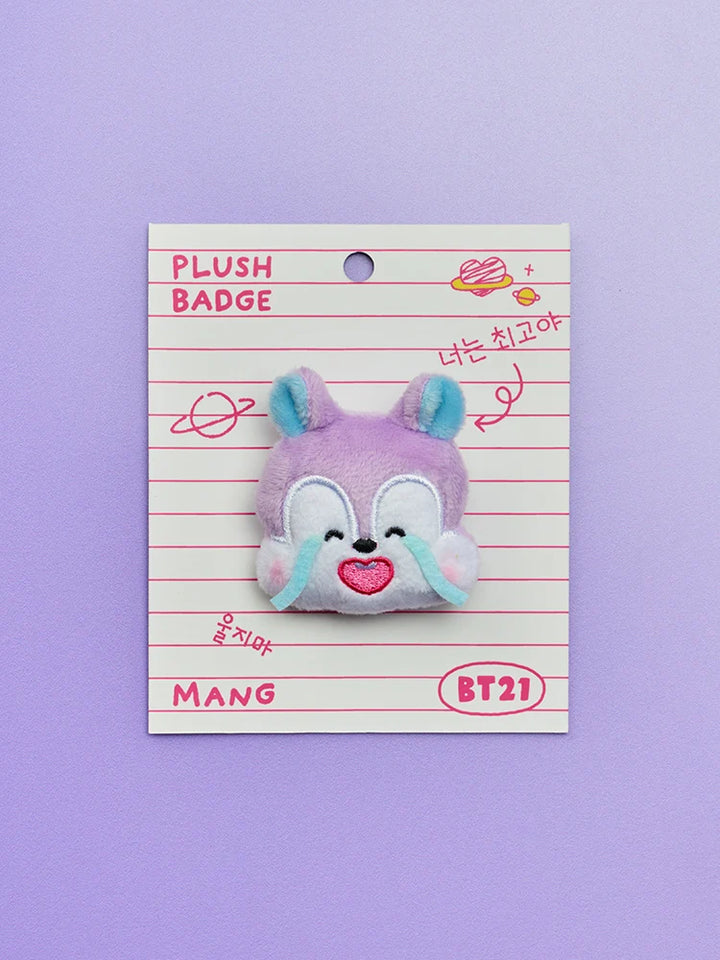 [Pre-Order] BT21 - Boo-Hoo Face Plush Brooch [Today&