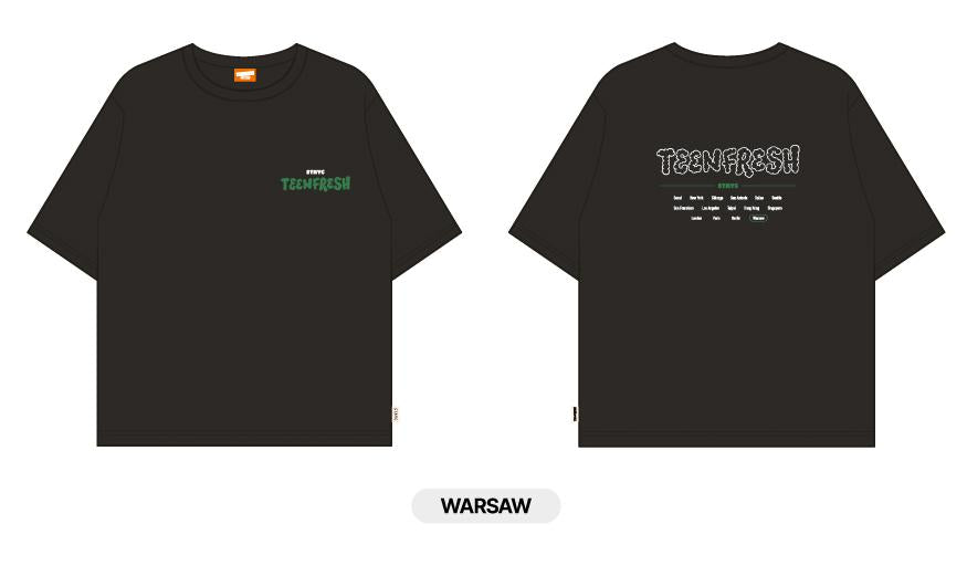 StayC - "TeenFresh" StayC 1st World Tour in Europe Official MD [Tour T-Shirt + Random Photocard 1ea] - HALLYUSUPERSTORE