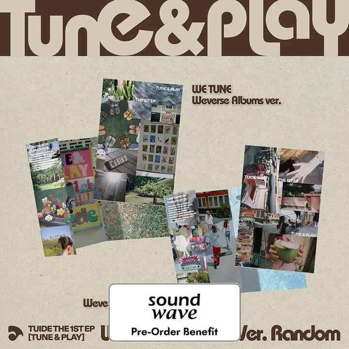 [Pre-Order] TUIDE - The 1st EP [TUNE &amp; PLAY] (Weverse Albums ver.) + Pre-Order Benefit (Choose Version)