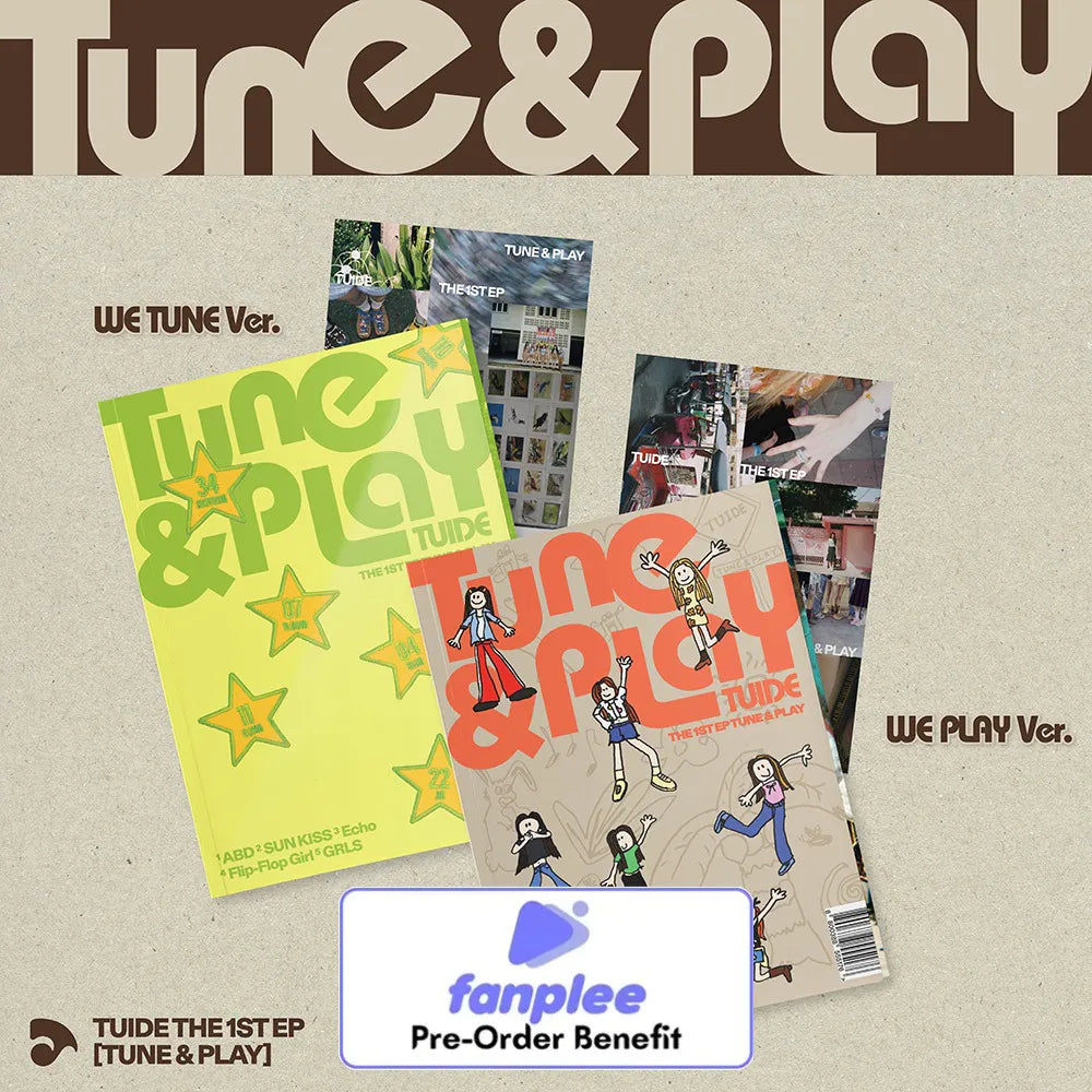 [Pre-Order] TUIDE - The 1st EP [TUNE &amp; PLAY] (Photo Book + Weverse Albums ver.) + Pre-Order Benefit (Choose Version)