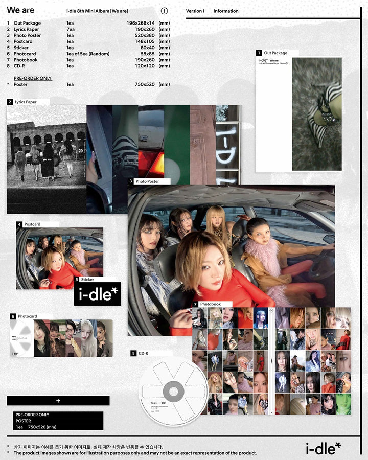 [B2B]  (G)I-DLE - 8th Mini Album [We are] / i-dle (아이들) - 미니 8집 [We are]