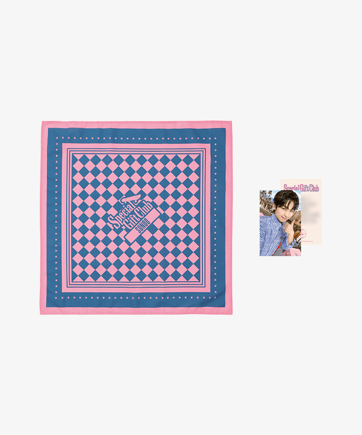 [In Stock MD] Sunoo (Of Enhypen) "Special Gift Club" - Official MD [BANDANA] - HALLYUSUPERSTORE