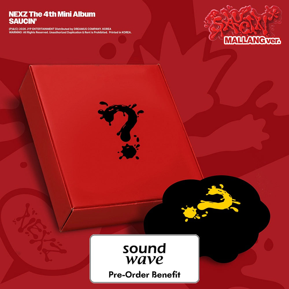 [Pre-Order] NEXZ - 4th Mini Album [SAUCIN] (MALLANG Ver.) + Pre-Order Benefit (Choose Version)