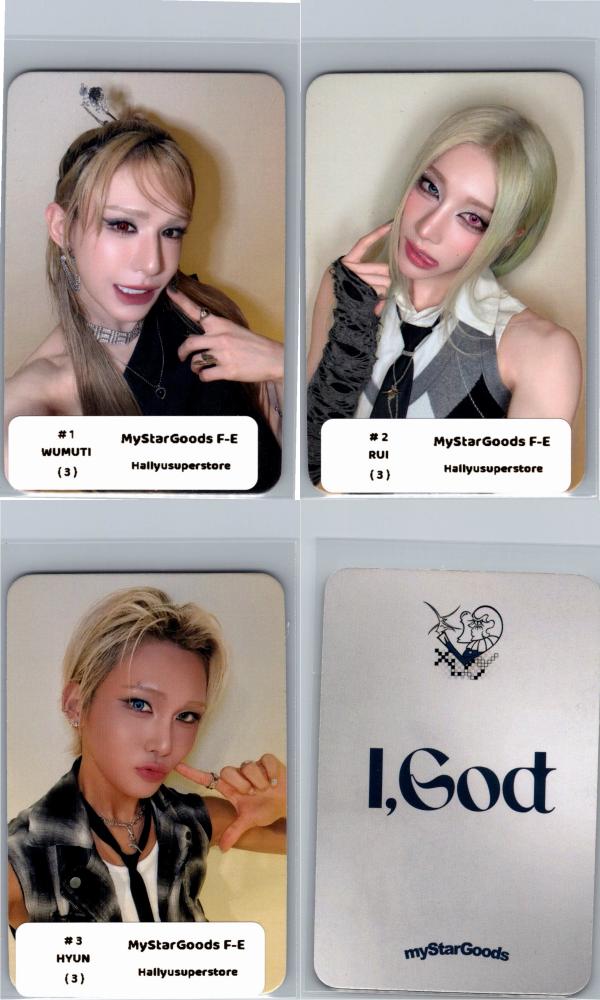 XLOV "I,God" - My Star Goods Fansign Event Photocard [26.06.10]