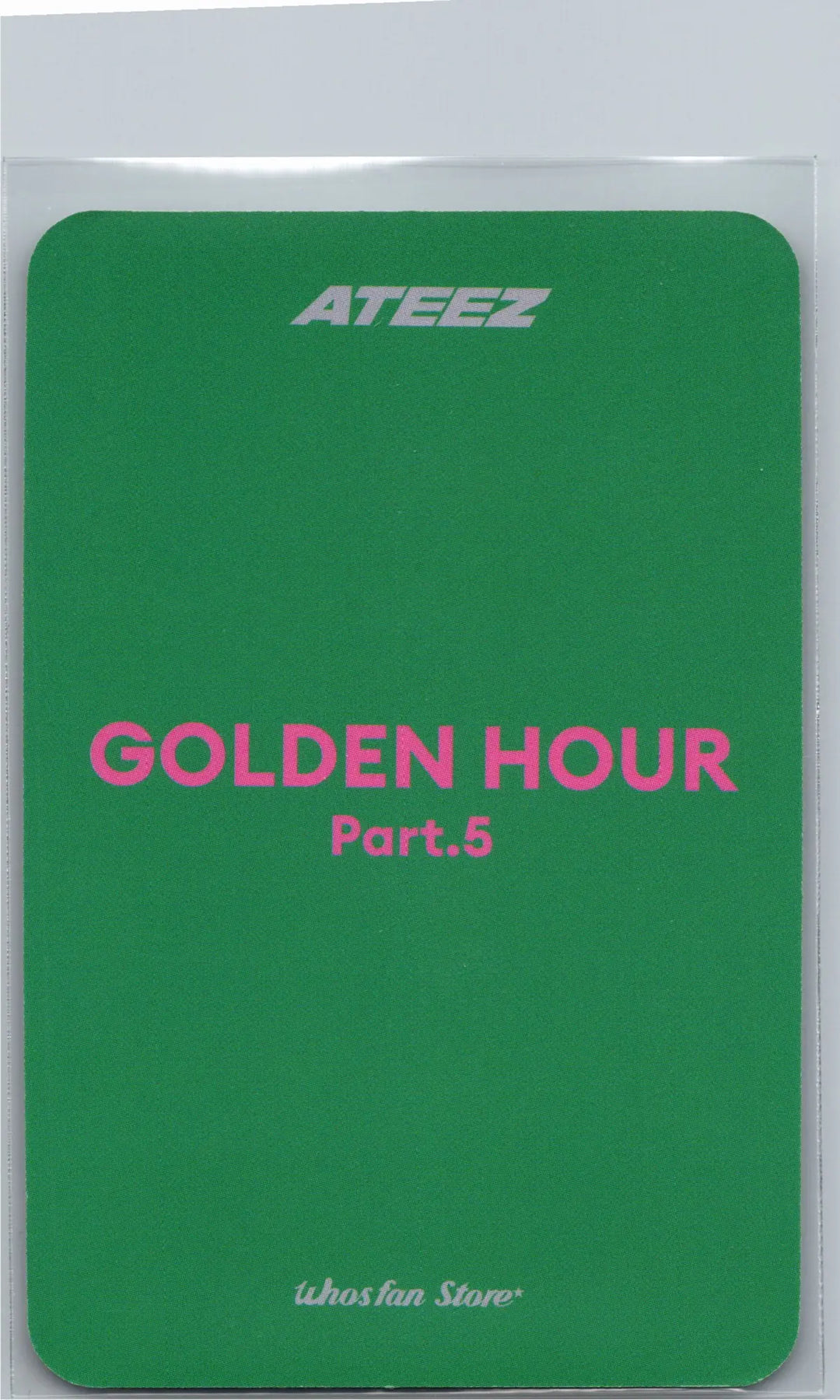 ATEEZ "GOLDEN HOUR : Part.5" - Who&