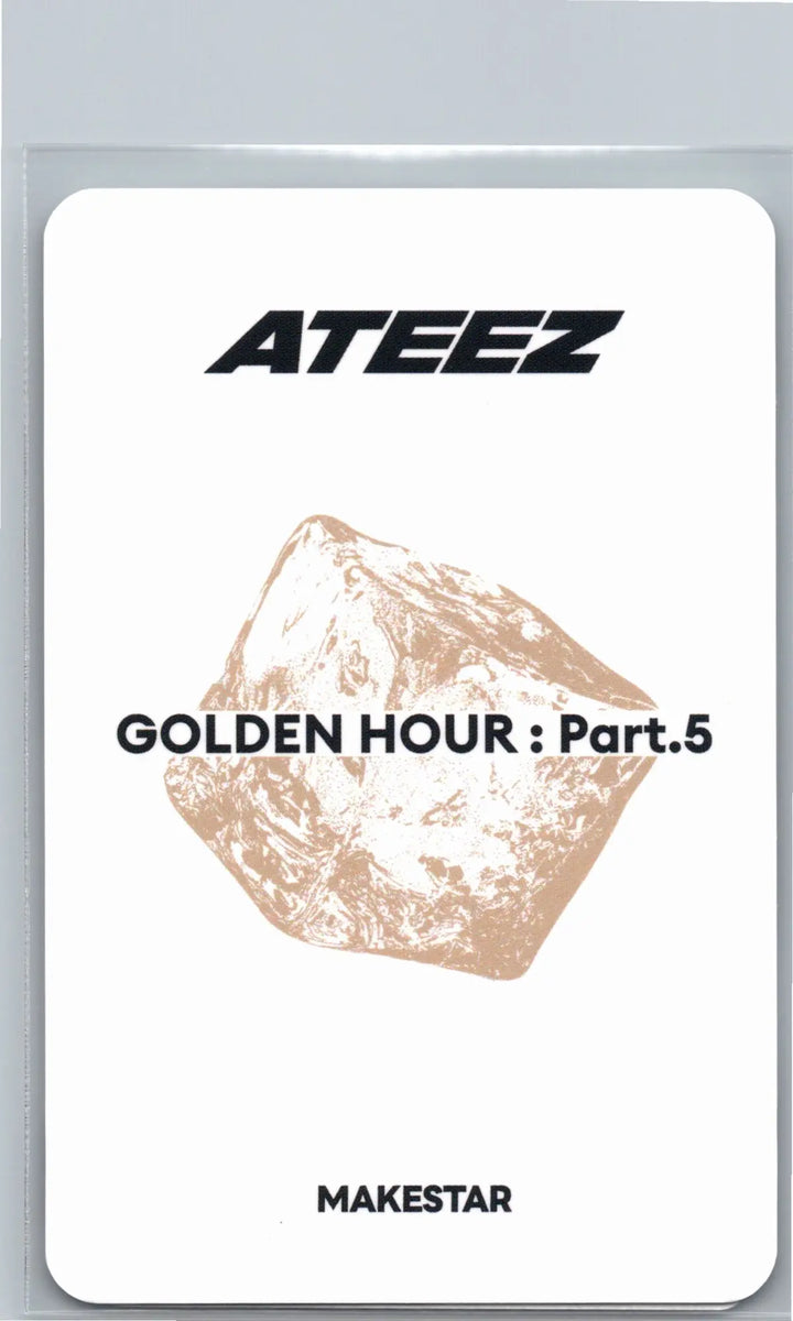 ATEEZ "GOLDEN HOUR : Part.5" - Makestar Lucky Draw Event Photocard [26.06.26]