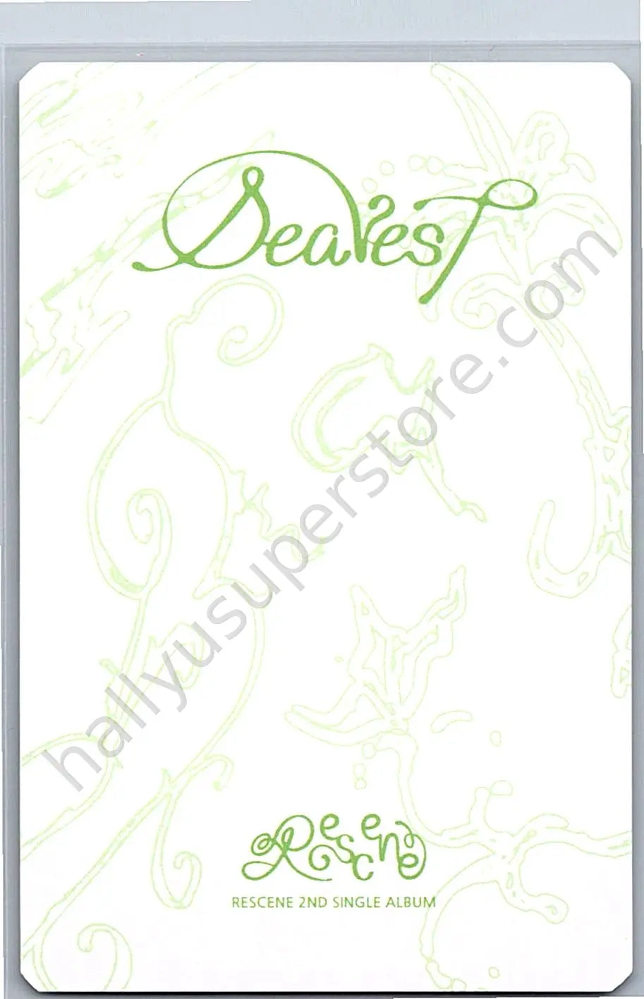 RESCENE - Minami - Dearest album photocard dear version qr version