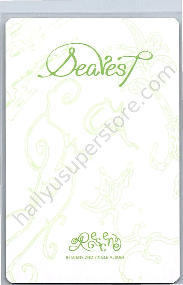 RESCENE - Minami - Dearest album photocard dear version qr version