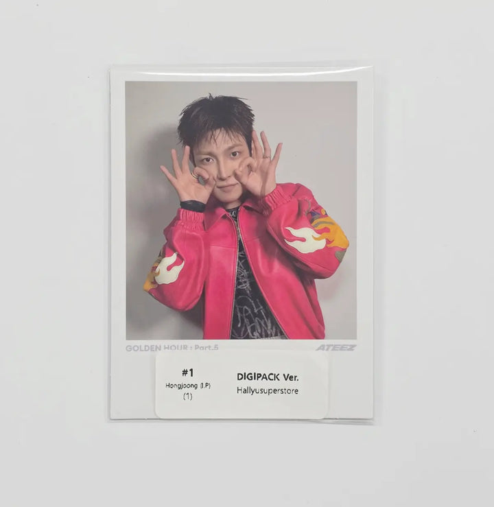 ATEEZ "GOLDEN HOUR : Part.5" - Official Photocard (DIGIPACK ver.) (1) [26.06.29]