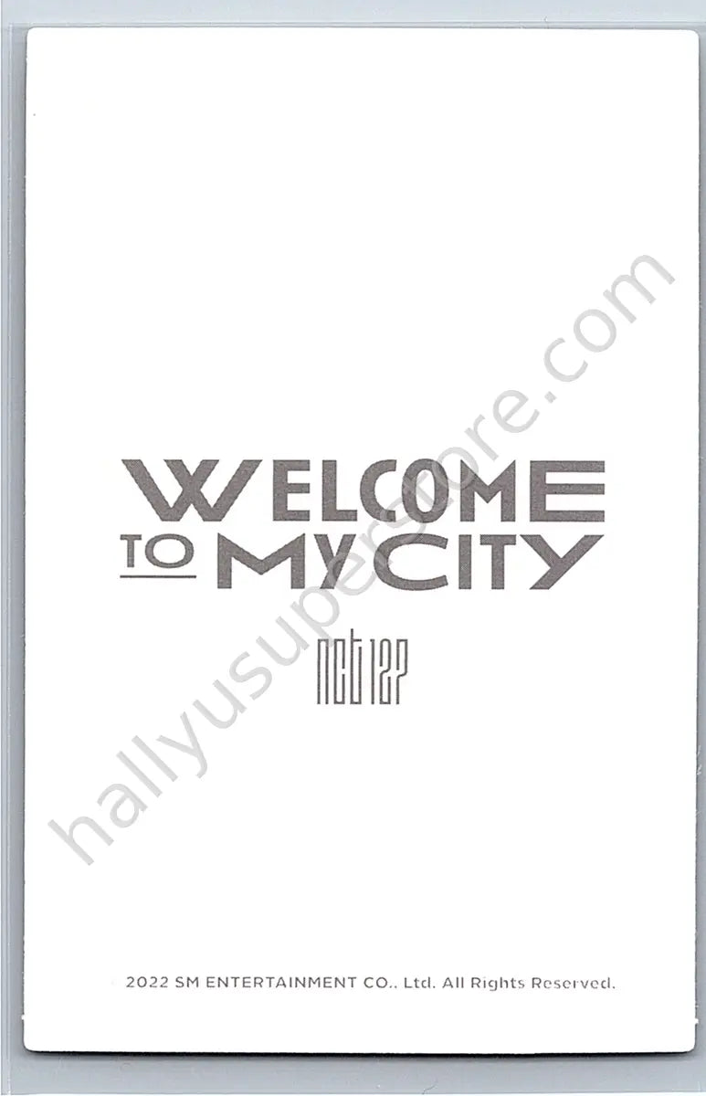 NCT 127 - Haechan - Welcome To My City