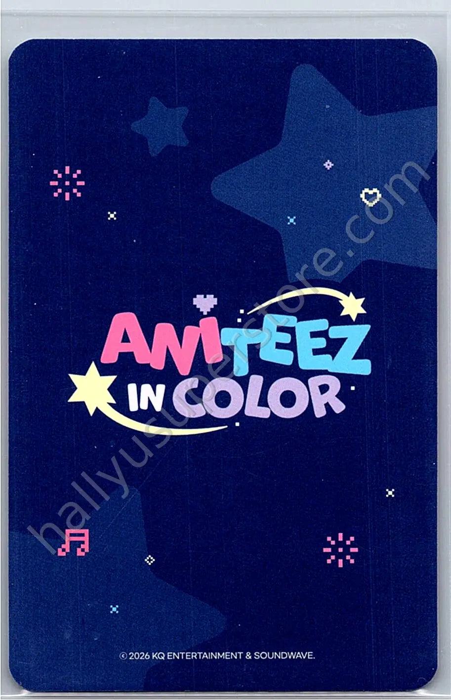 ATEEZ - Hongjoong - ANITEEZ IN COLOR trading card version 4