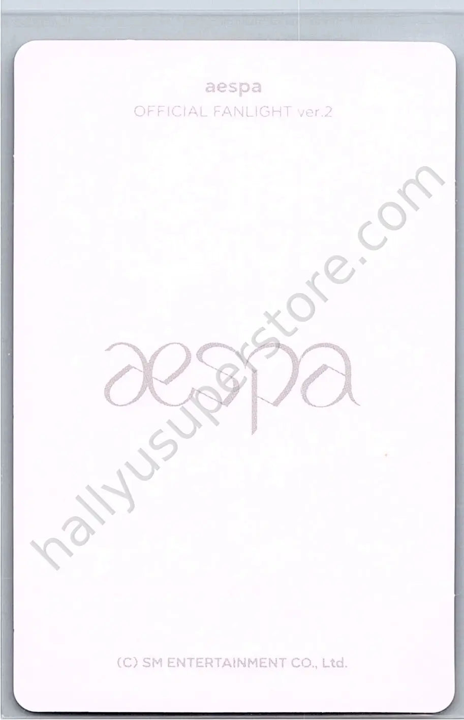 aespa - Winter - Lightsticks (All) lightstick merch photocard