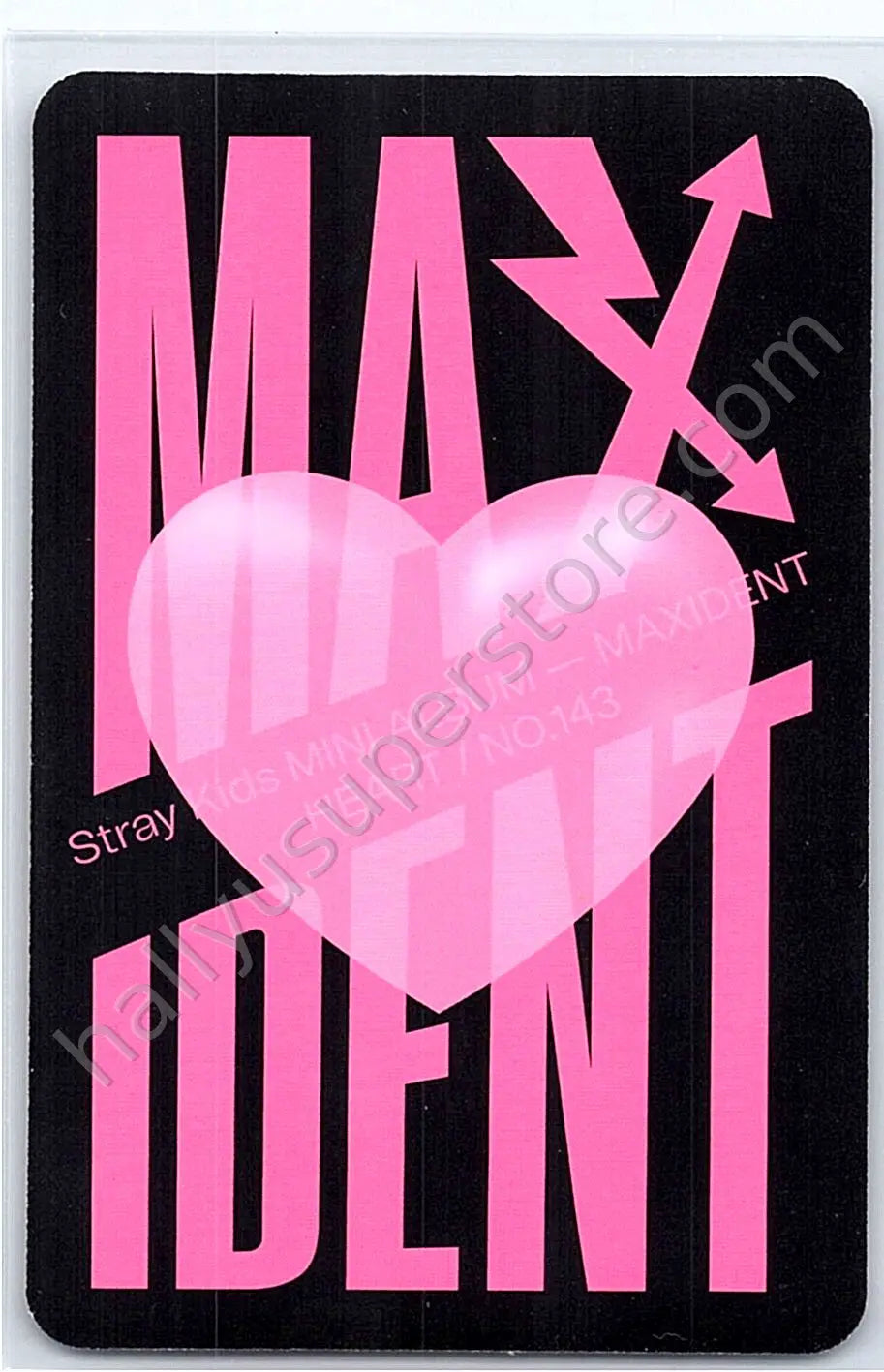 Stray Kids - Hyunjin - Maxident album photocard heart version standard version