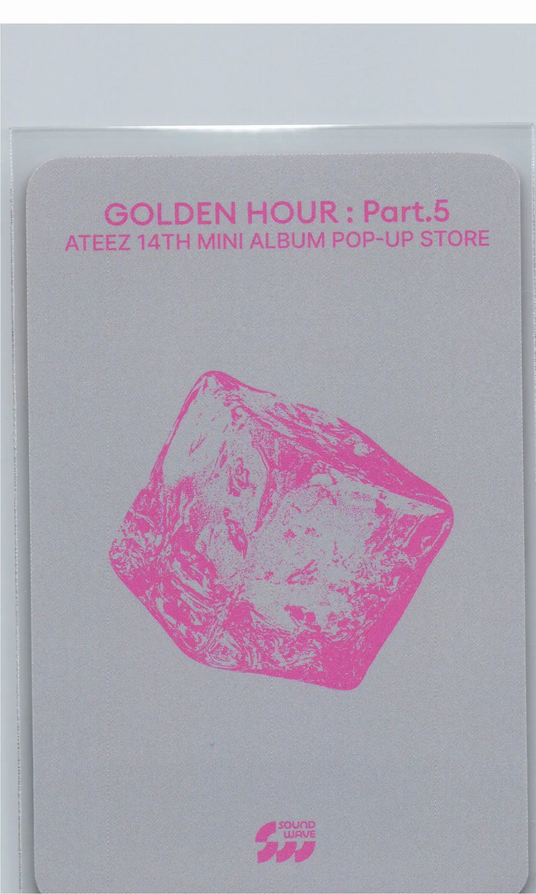 ATEEZ "GOLDEN HOUR : Part.5" - Soundwave POP-UP Lucky Draw Event Photocard, Card Sticker [26.06.26]