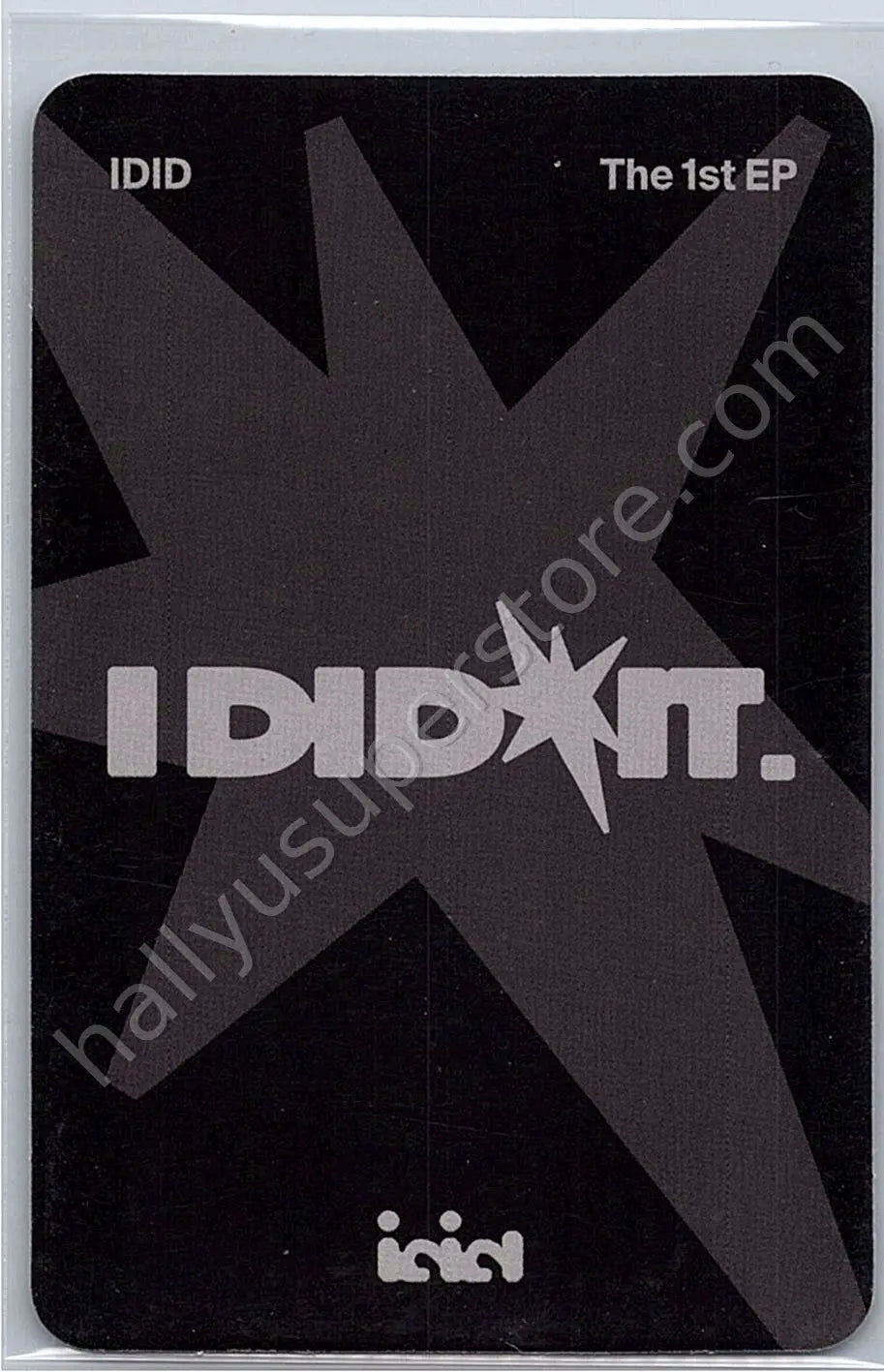 IDID - Yoochan - I did it. after sunset version album photocard