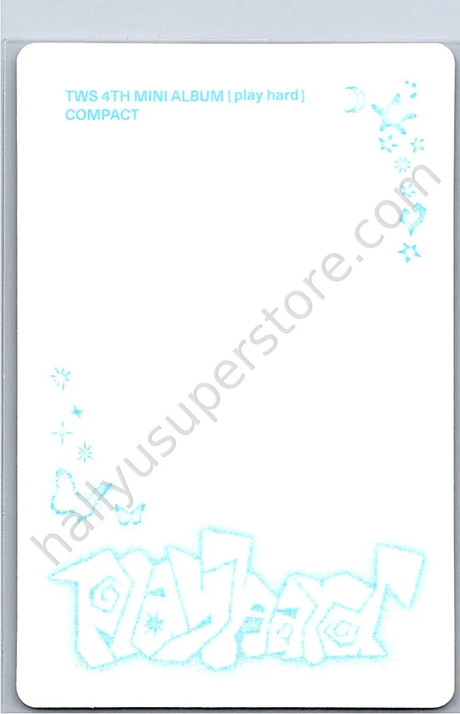 TWS - Jihoon - play hard album photocard B version compact version
