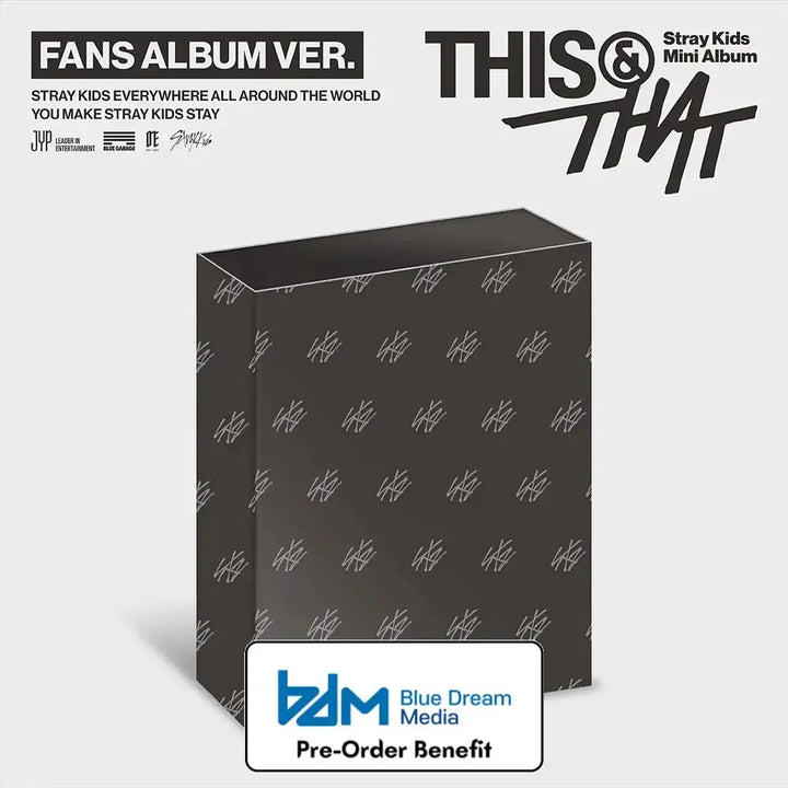 [Pre-Order] Stray Kids - THIS &amp; THAT (FANS ALBUM VER.) + Pre-Order benefit (Choose Version)