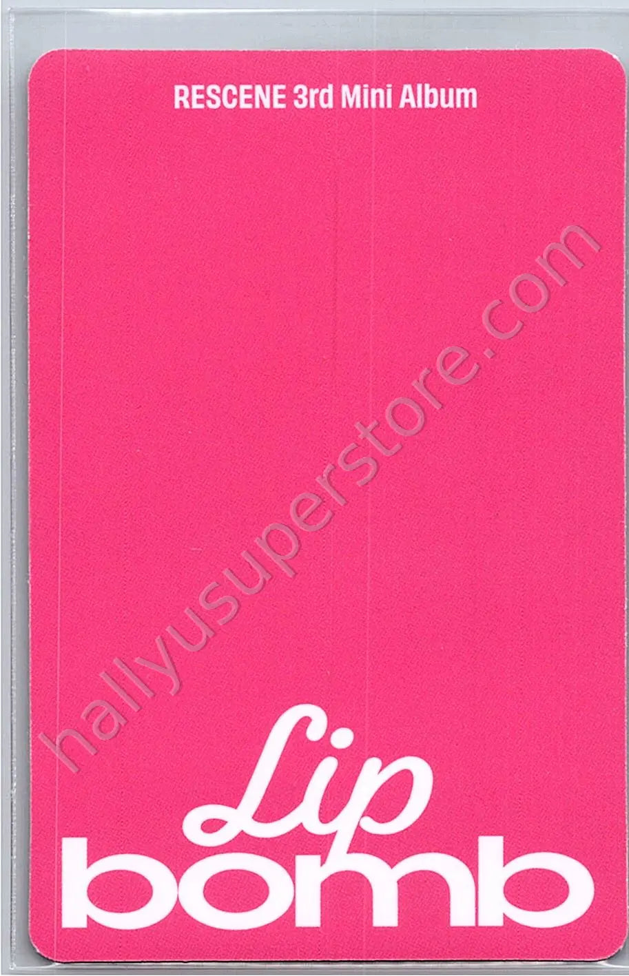 RESCENE - Zena - lip bomb album photocard balm version qr version