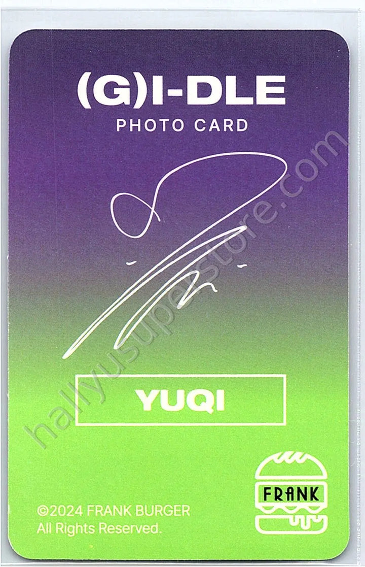 i-dle - Yuqi - IDLE X FRANK BURGER