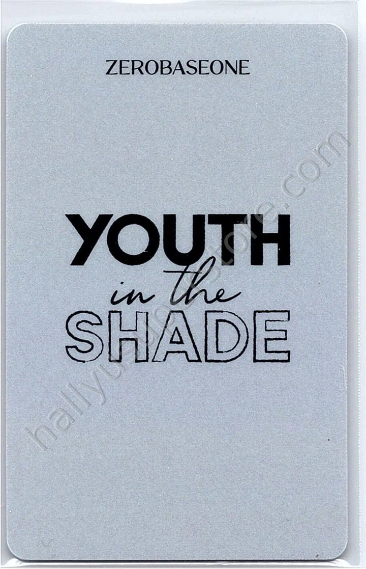 ZEROBASEONE - Hao - Youth in the Shade lucky draw (LD) photobook version withmuu