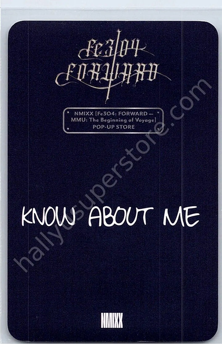 NMIXX - Sullyoon - Fe3O4: FORWARD A version lucky draw (LD) pop-up store round 6 soundwave