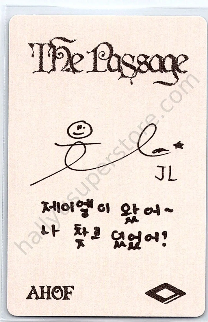 AHOF - JL - AHOF - JL - The Passage Album album photocard photobook version twig version