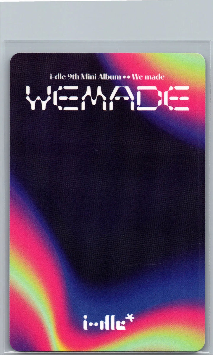 I-DLE "We made" - Official Photocard (POCAALBUM Ver.) [26.07.07]