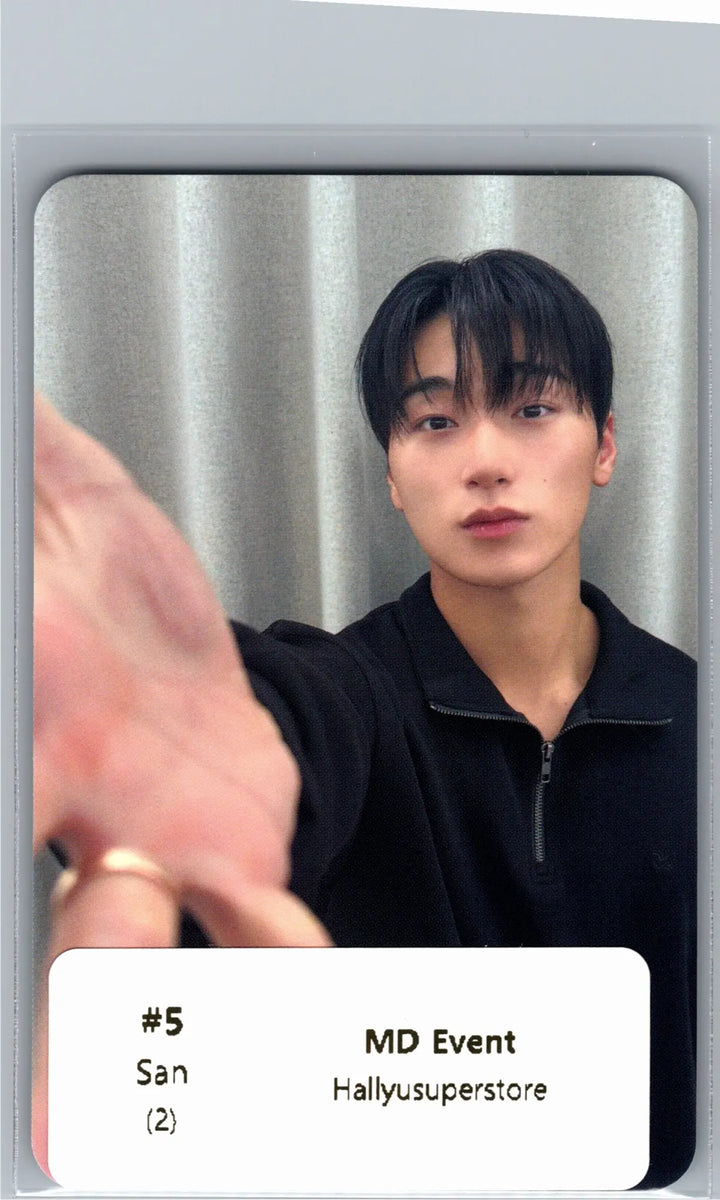ATEEZ "GOLDEN HOUR : Part.5" - POP-UP STORE Official MD Event Photocard [26.06.26][Restocked 06/29]