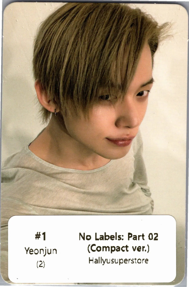 YEONJUN "NO LABELS: PART 02" - Official Photocard (COMPACT Ver.) [26.07.16]