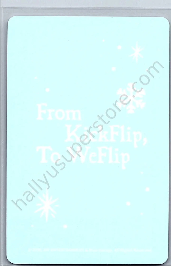 KickFlip - Juwang - From KickFlip to WeFlip, 1st Fan Concert merch photocard trading card version 5