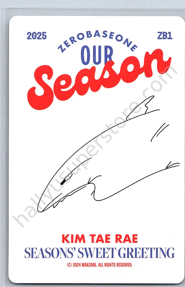 ZEROBASEONE - Taerae - 2025 Seasons Greetings &